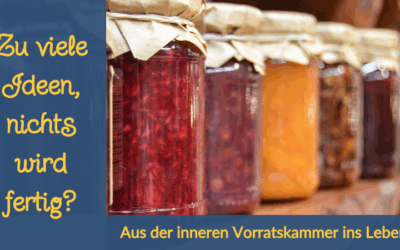Zu viele Ideen, nichts wird fertig?